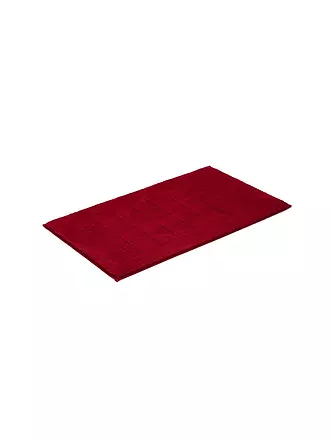 VOSSEN | Tapis de bain EXCLUSIVE 60x100cm Flanelle | dunkelrot